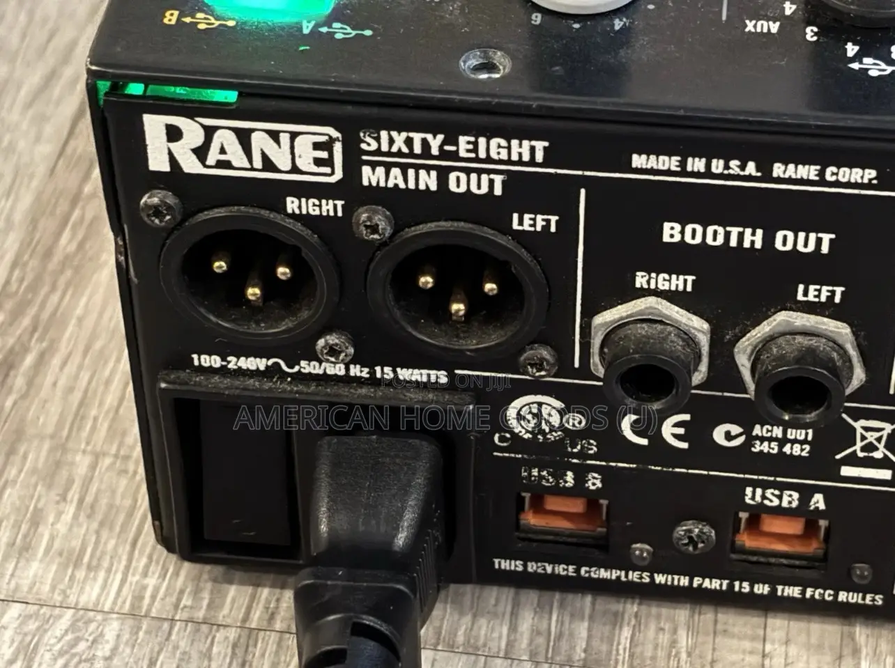 Rane 68 Sixty Eight 4 Channel Serato Dj Mixer With Dual Usb/Mic Ports.
