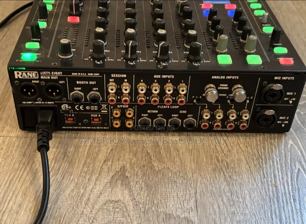 Rane 68 Sixty Eight 4 Channel Serato Dj Mixer With Dual Usb/Mic Ports.