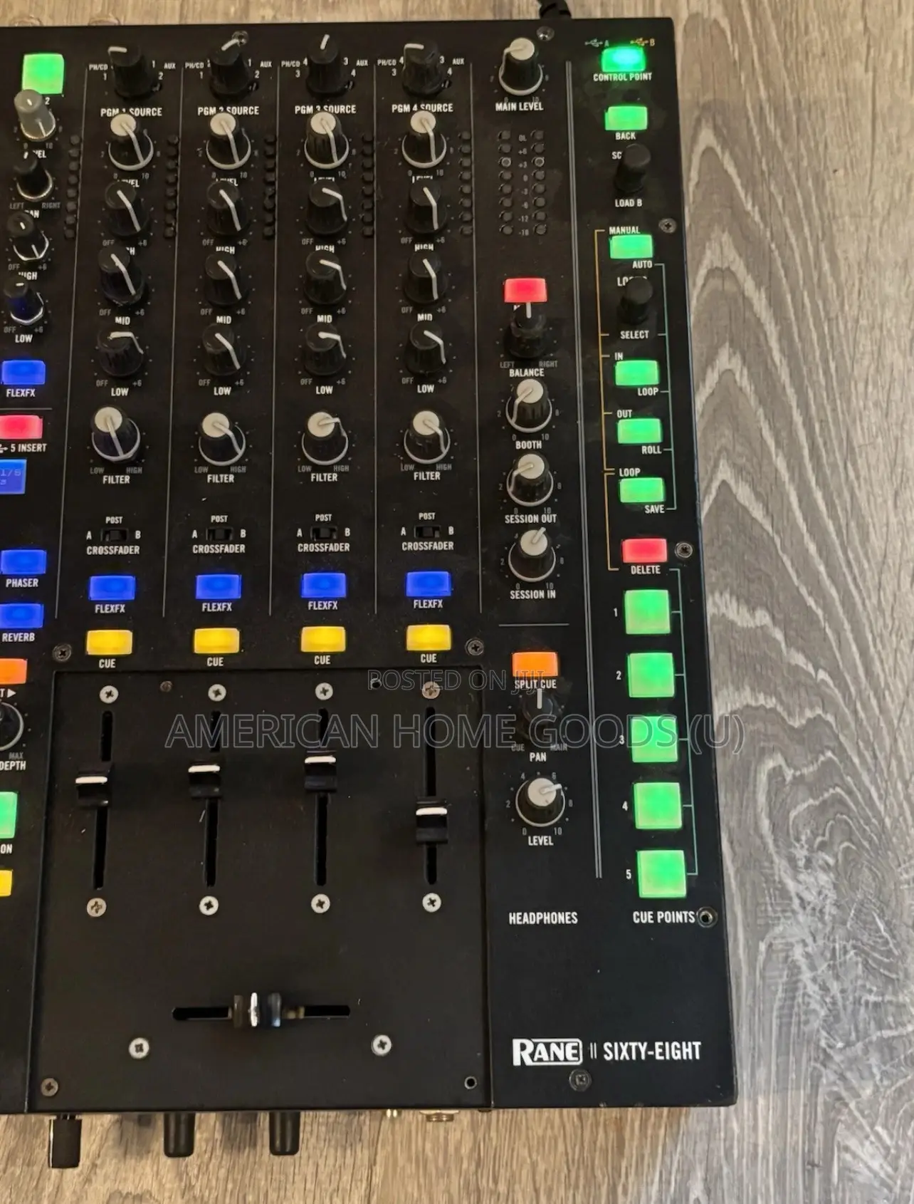 Rane 68 Sixty Eight 4 Channel Serato Dj Mixer With Dual Usb/Mic Ports.