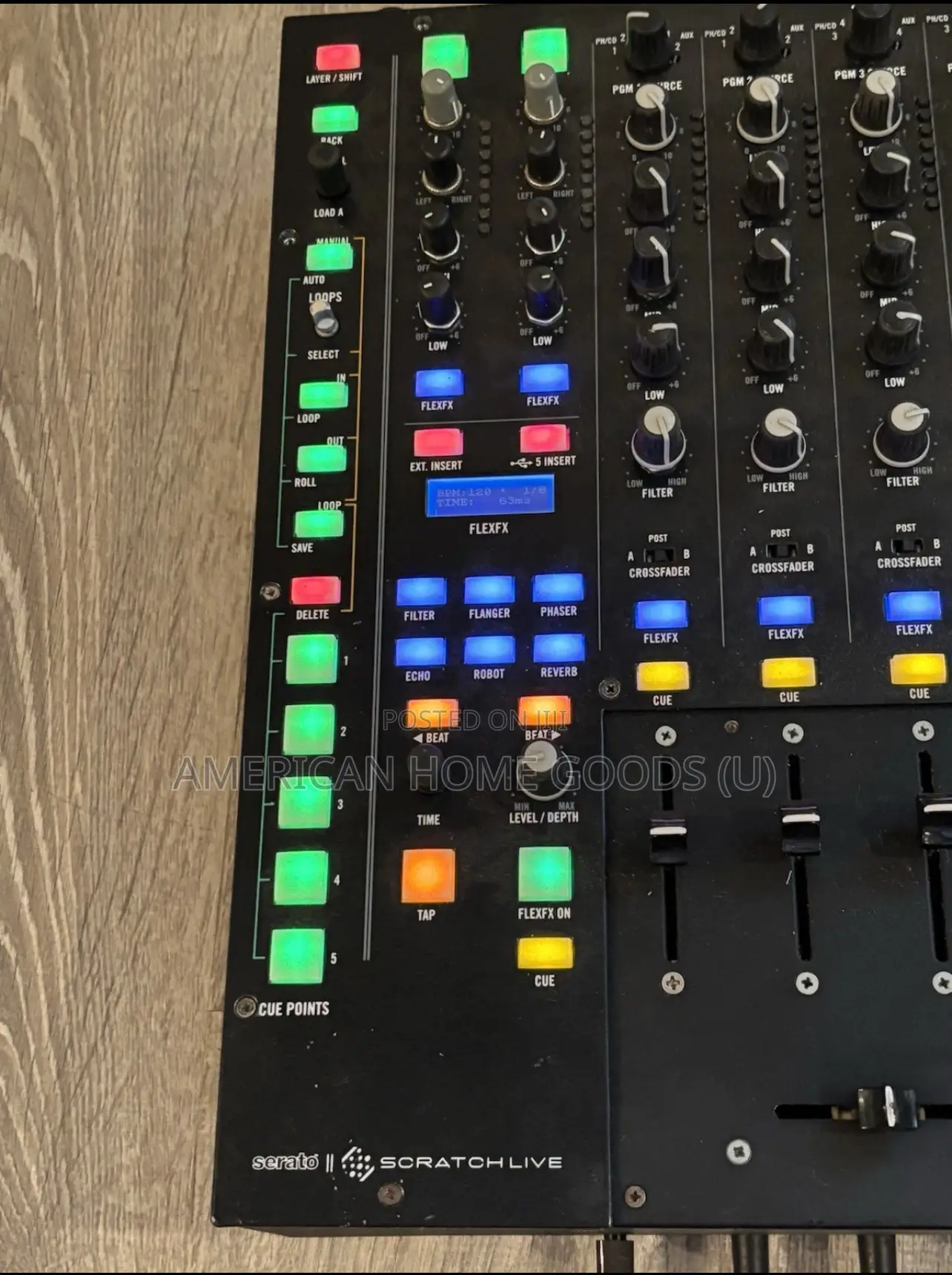 Rane 68 Sixty Eight 4 Channel Serato Dj Mixer With Dual Usb/Mic Ports.