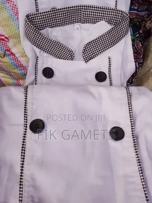 Chefs Uniforms, Checked Colour.