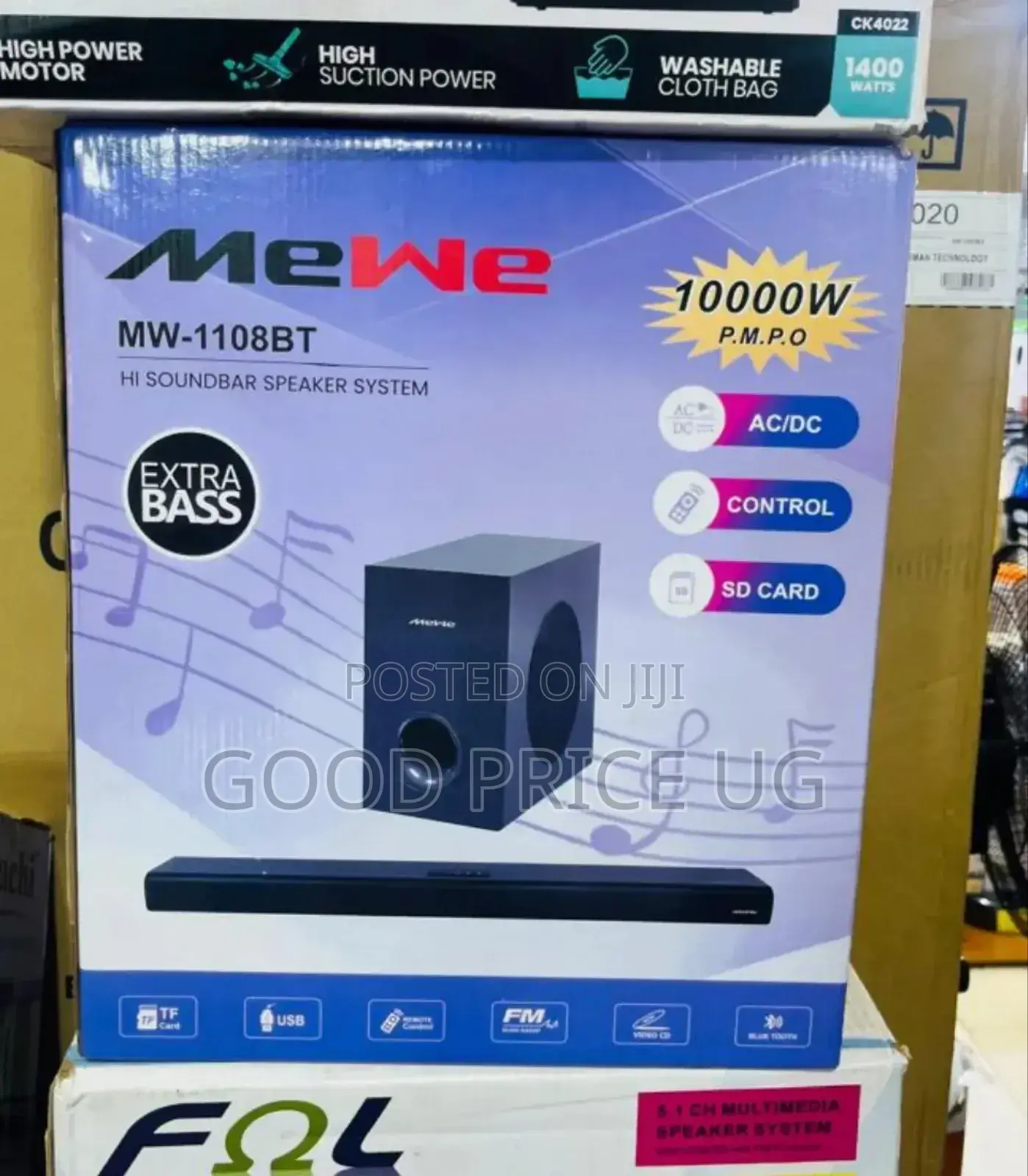 Mewe Sound Bar Ac/Dc Mw-1108bt