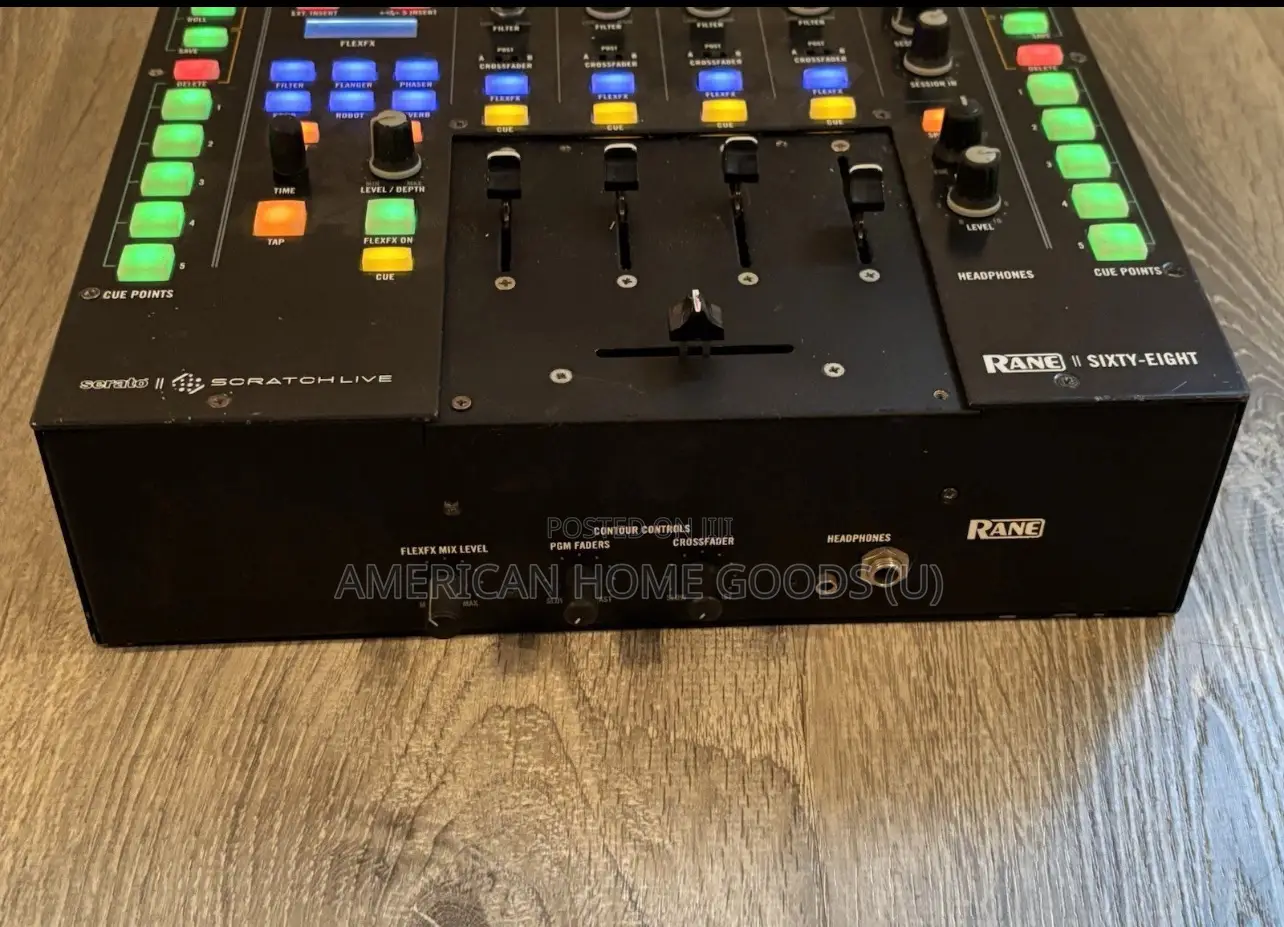 Rane 68 Sixty Eight 4 Channel Serato Dj Mixer With Dual Usb/Mic Ports.