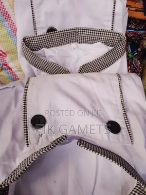 Chef Jackets, Checked Material.