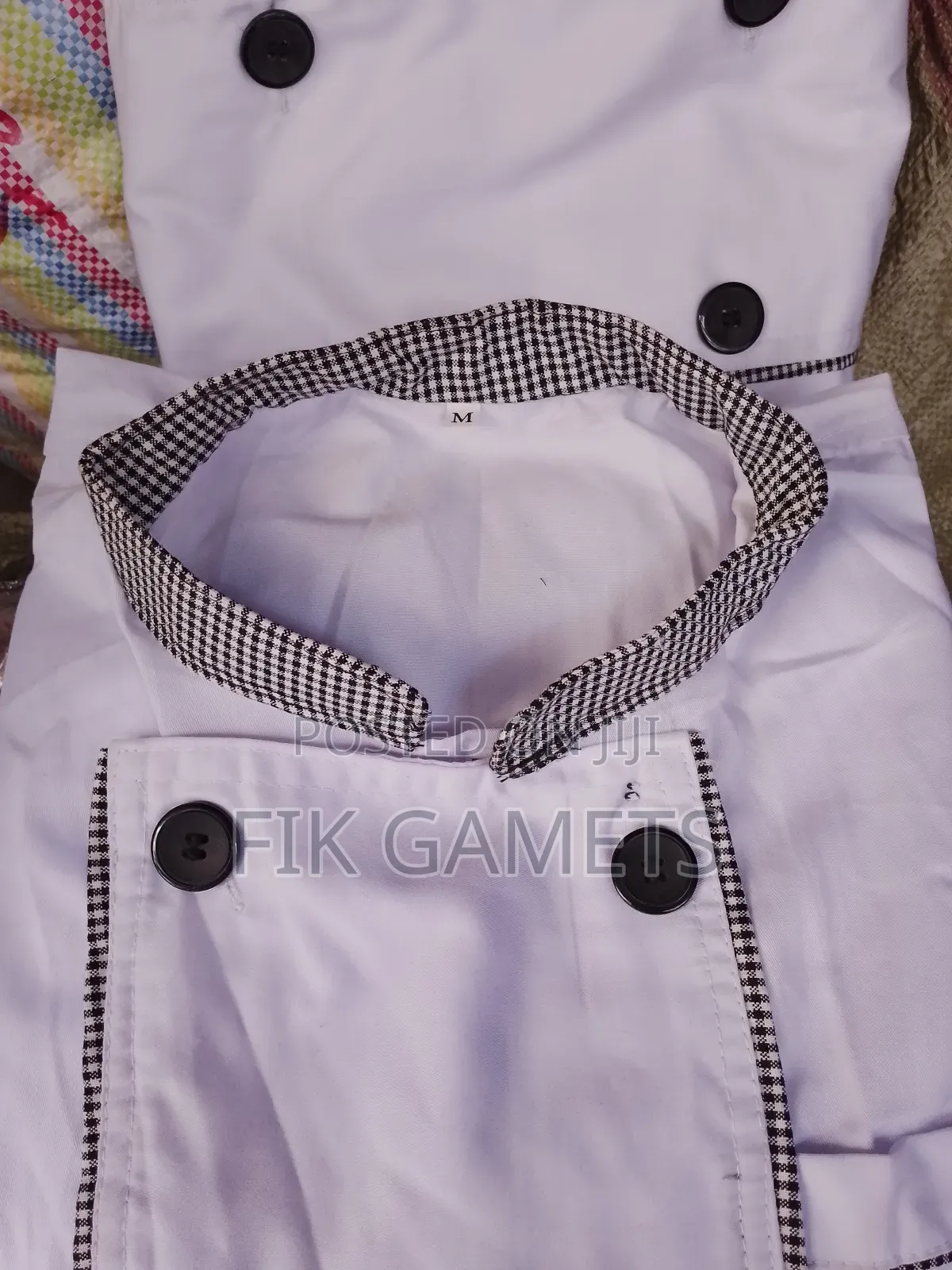 Chef Jackets, Checked Material.