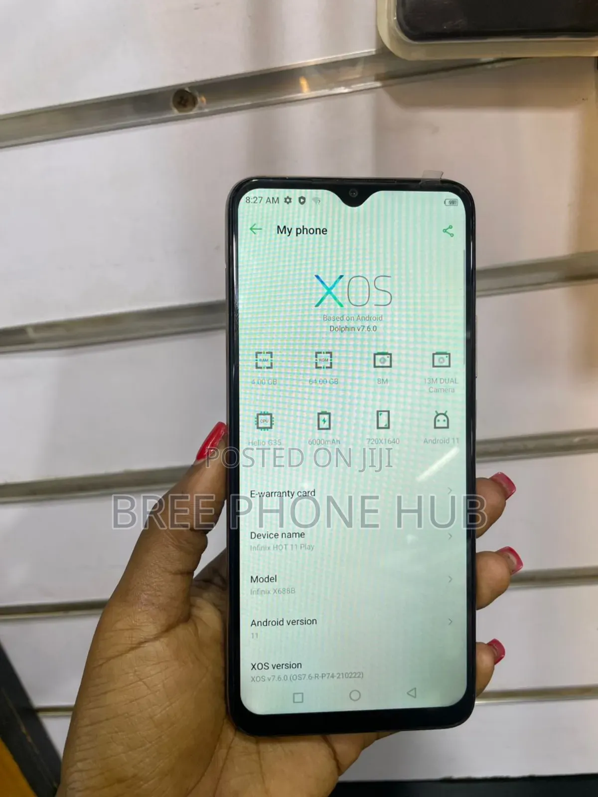 Infinix Hot 11 Play 64 GB Rose Gold