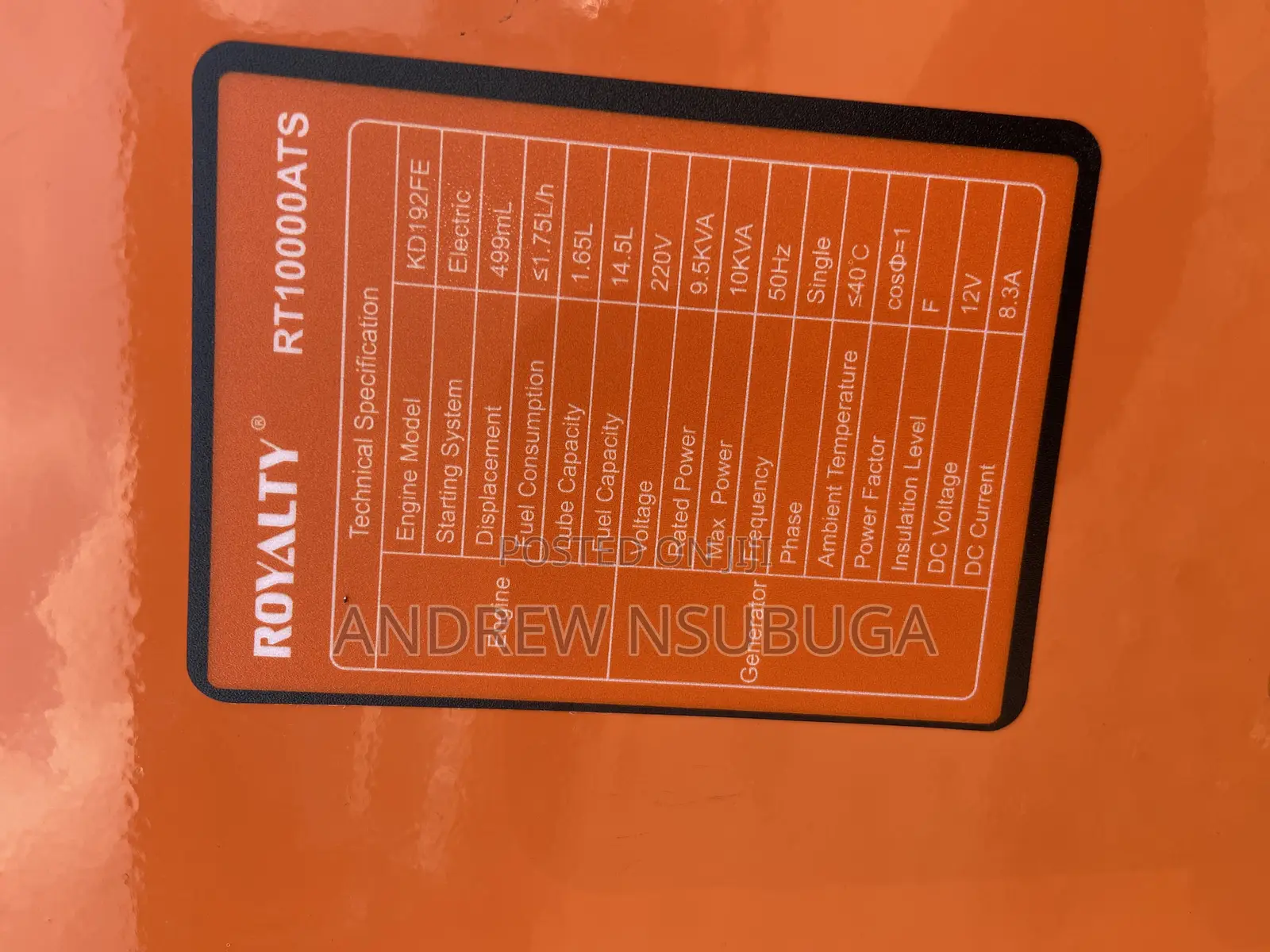Diesel Silent Generator