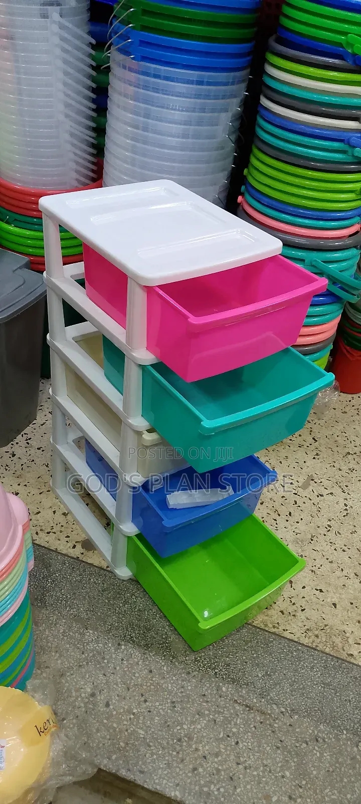 Patio Plastic Storage Cabinet Plastic Storage Drawer Trolley