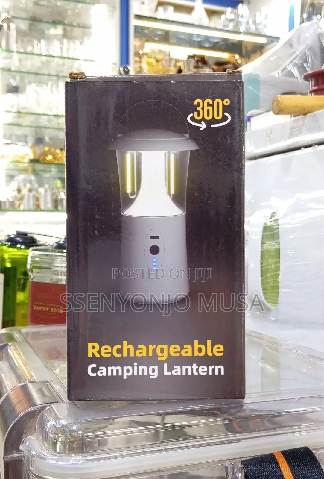 Camping Lantern | Usb Rechargeable Led Lamp | 3 Light Modes | Dimmable