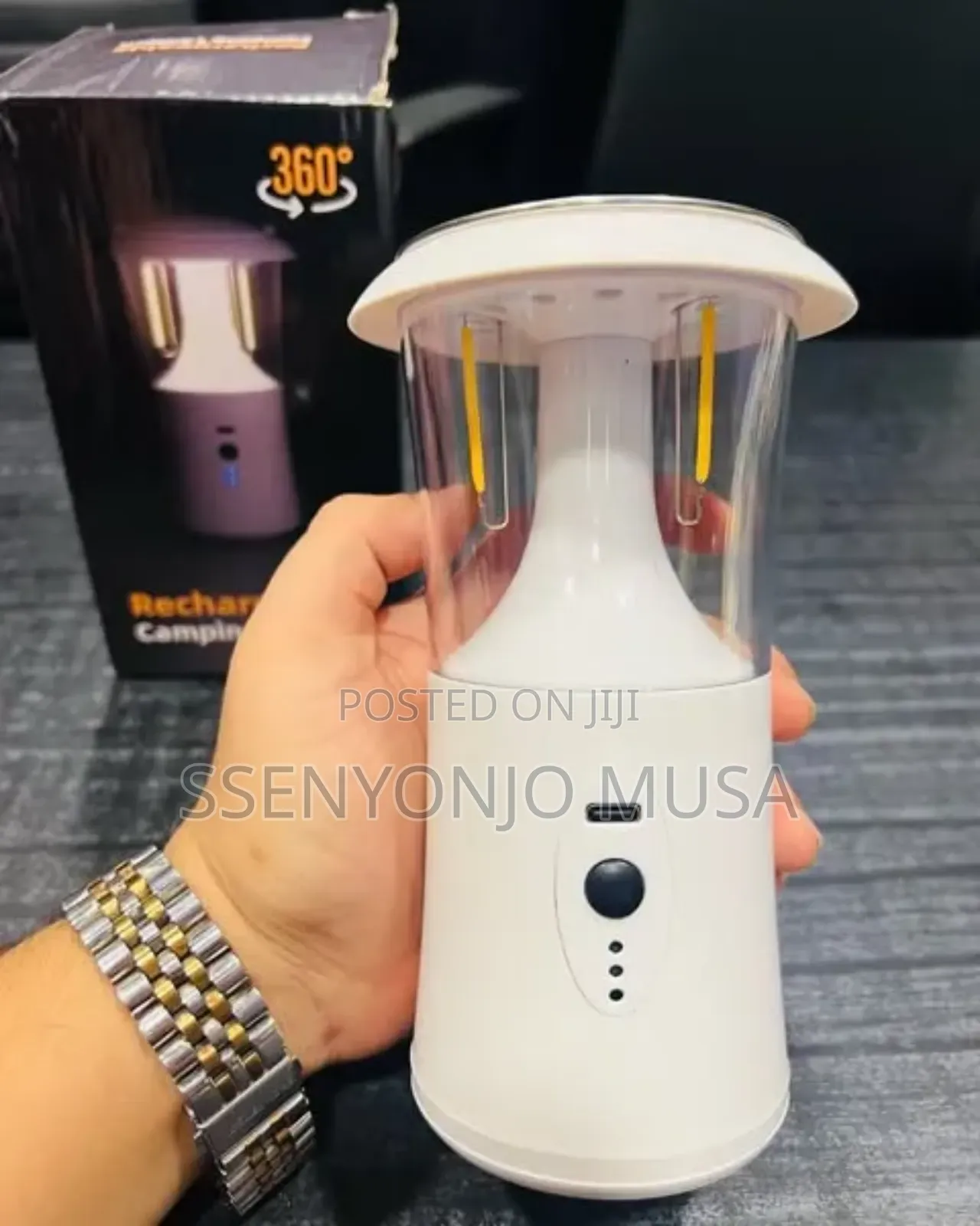 Camping Lantern | Usb Rechargeable Led Lamp | 3 Light Modes | Dimmable