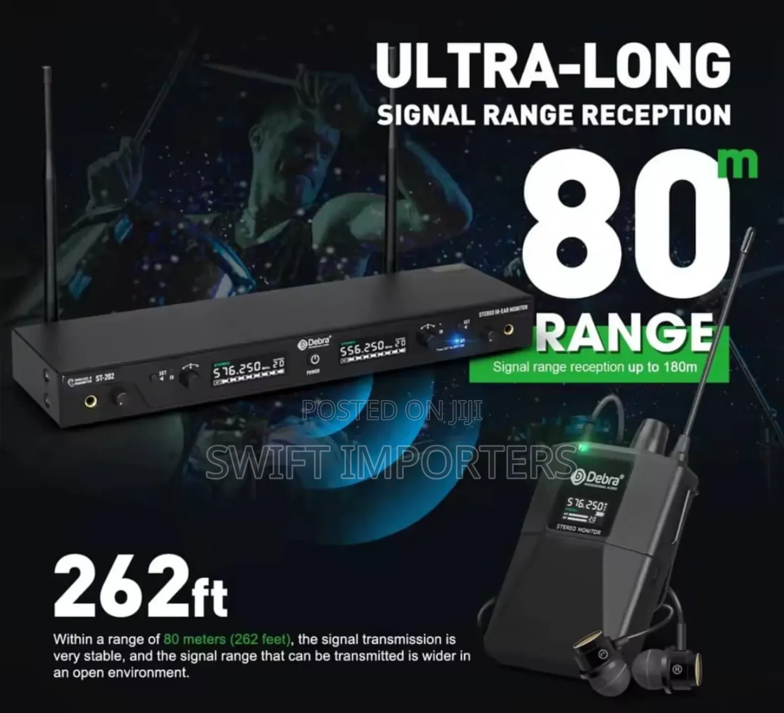 In Ear Monitor Wireless System Stereo Wireless Inear Monitor System