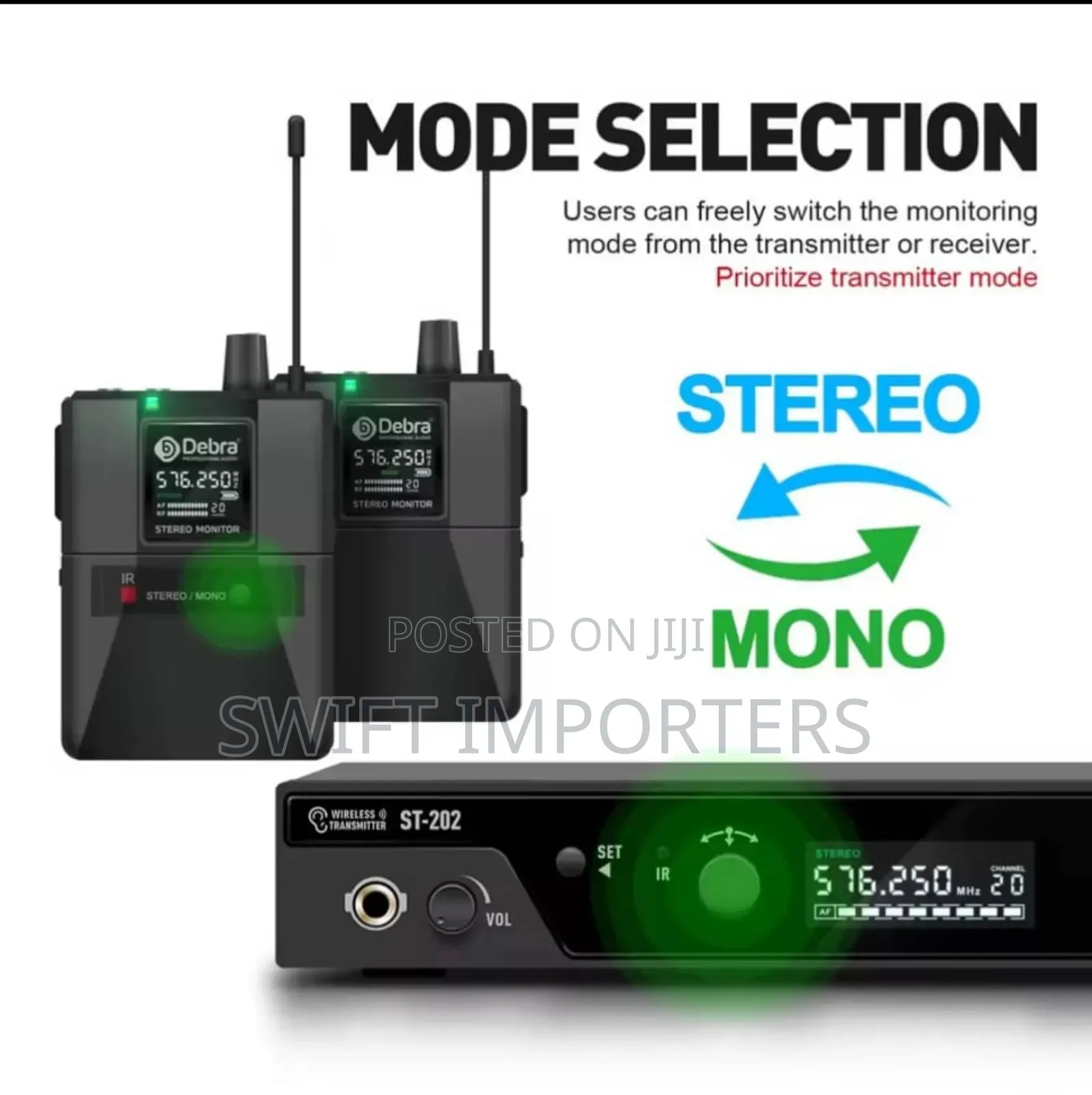 In Ear Monitor Wireless System Stereo Wireless Inear Monitor System