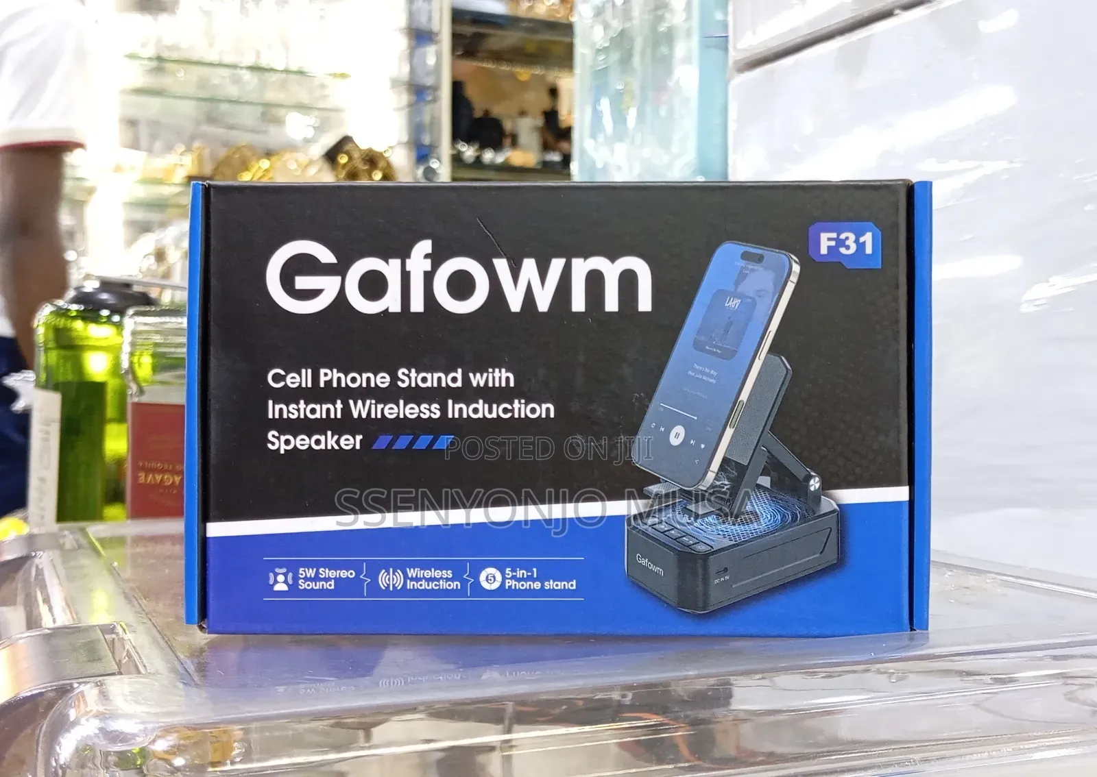 Gafowm F31 Wireless Induction Bluetooth Speaker With Phone Stand | 5w