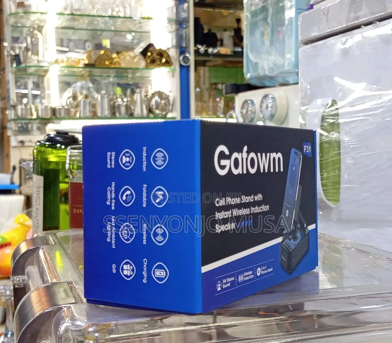 Gafowm F31 Wireless Induction Bluetooth Speaker With Phone Stand | 5w