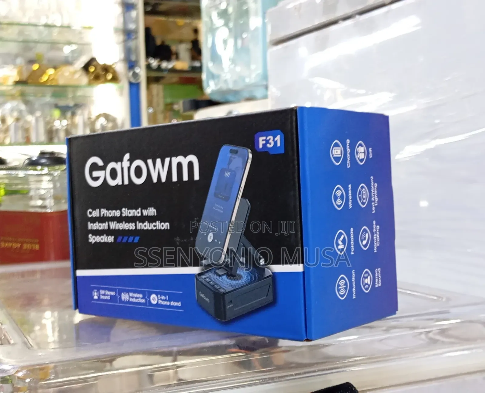 Gafowm F31 Wireless Induction Bluetooth Speaker With Phone Stand | 5w