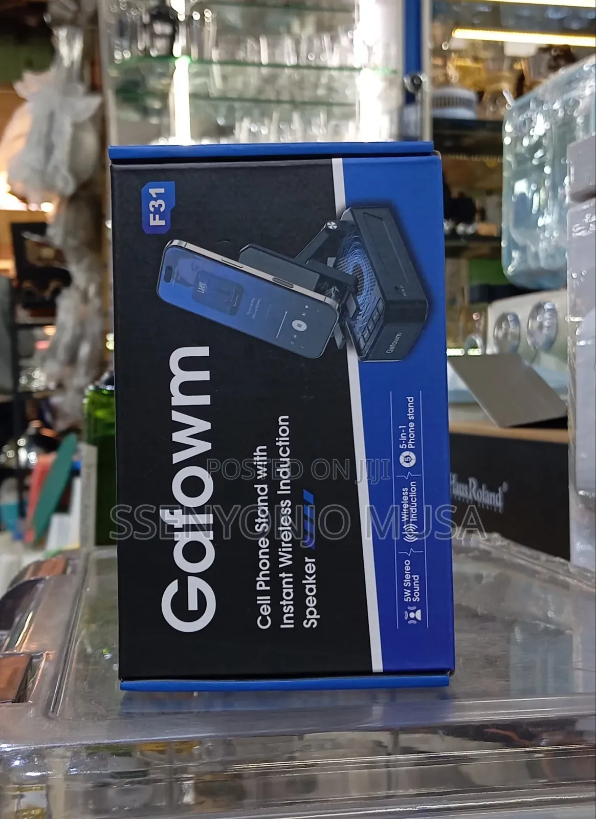 Gafowm F31 Wireless Induction Bluetooth Speaker With Phone Stand | 5w