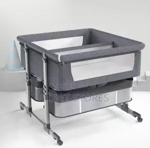 Baby Cot for Twins, Crib Next to Bed, Side Bed Crib for Baby