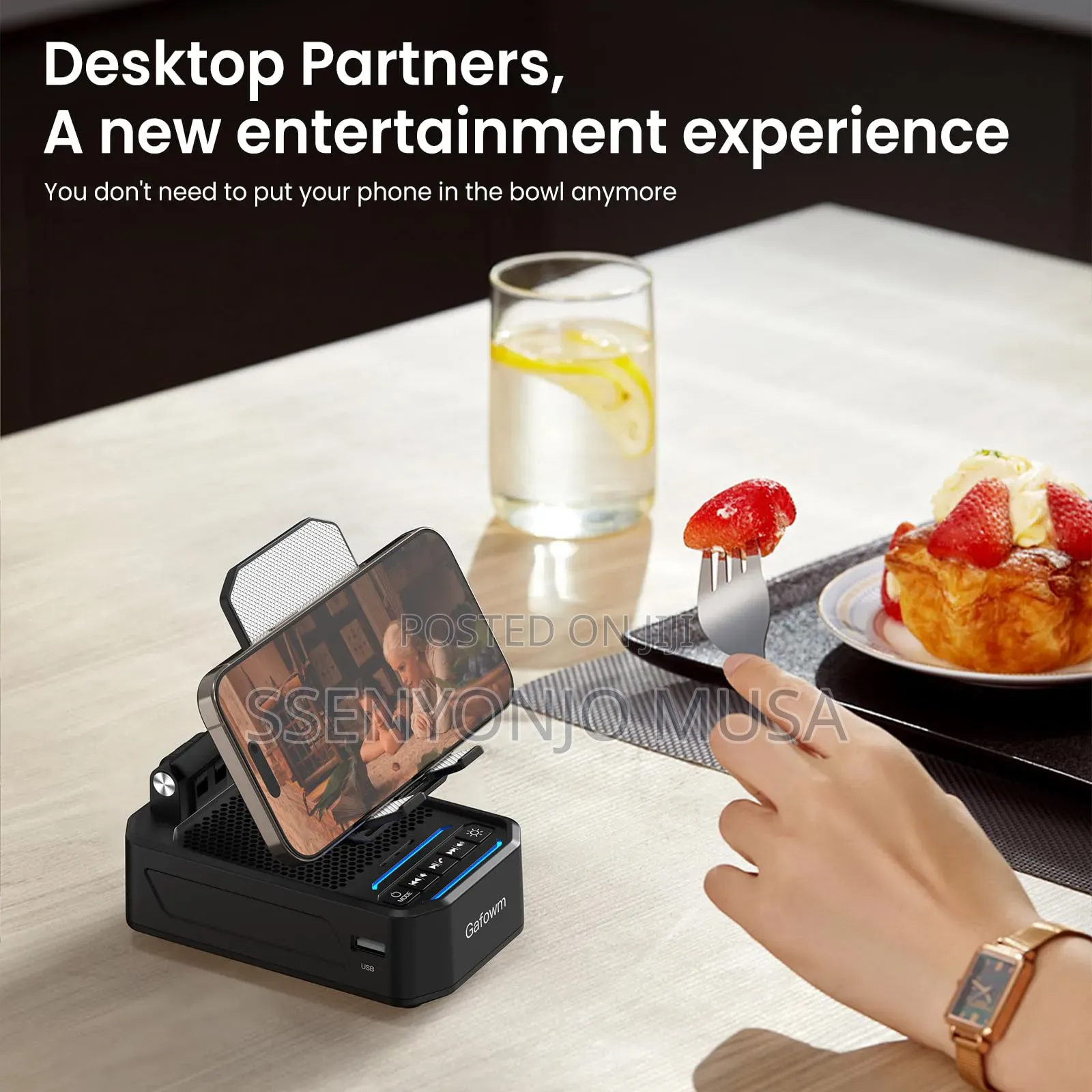 Gafowm F31 Wireless Induction Bluetooth Speaker With Phone Stand | 5w