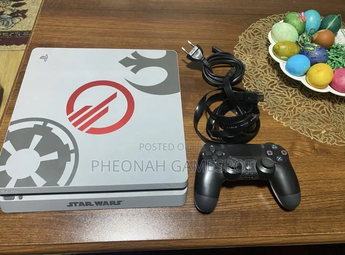 Ps4 Slim, Smooth Console, 2 Pads, 19 Awesome Titles.