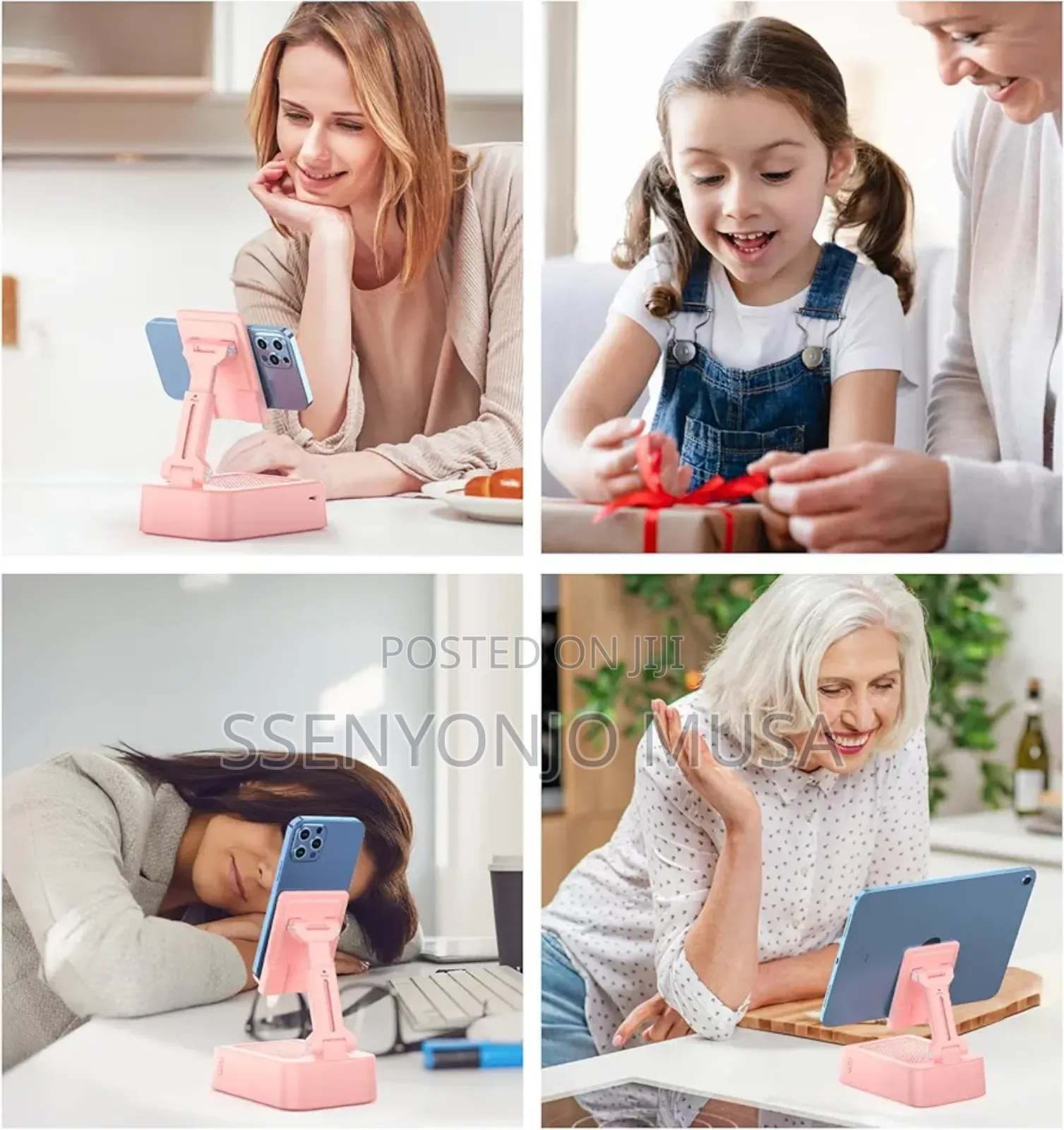 F30 3-in-1 Cell Phone Stand With Wireless Speaker Alarm Clock | 4.25w