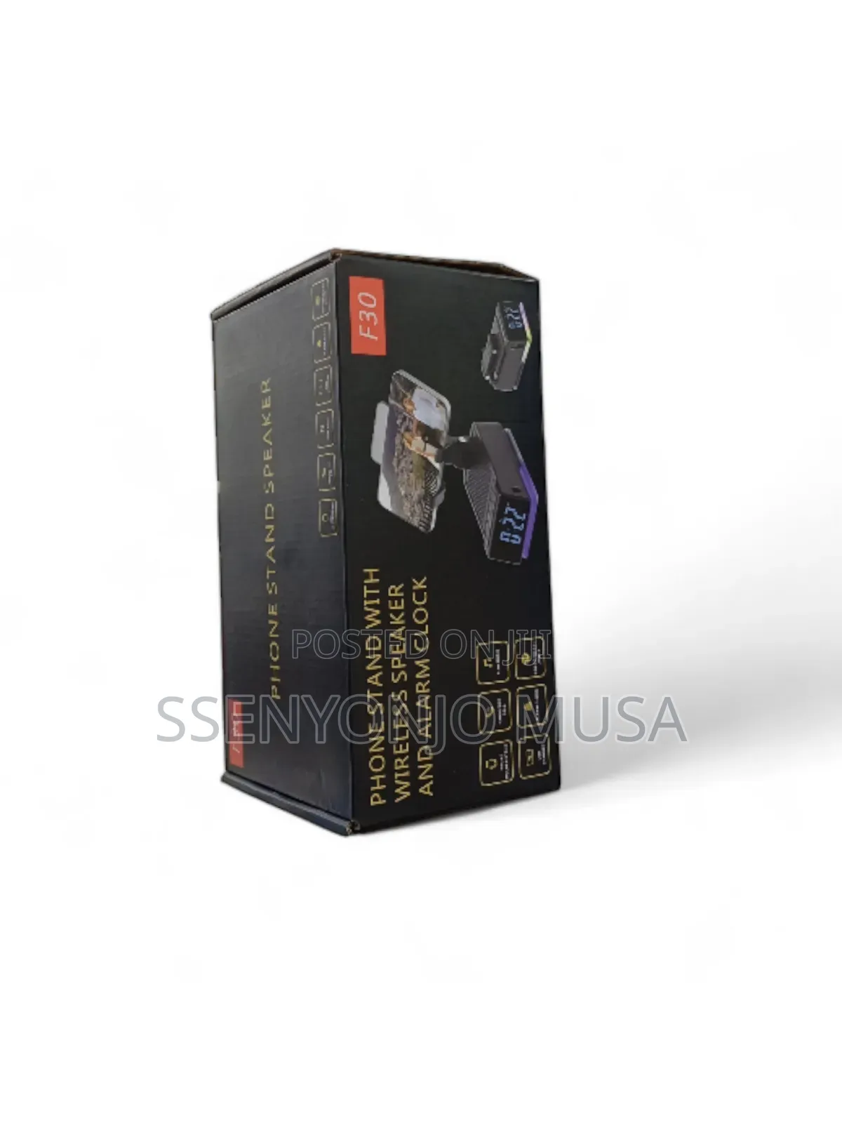 F30 3-in-1 Cell Phone Stand With Wireless Speaker Alarm Clock | 4.25w