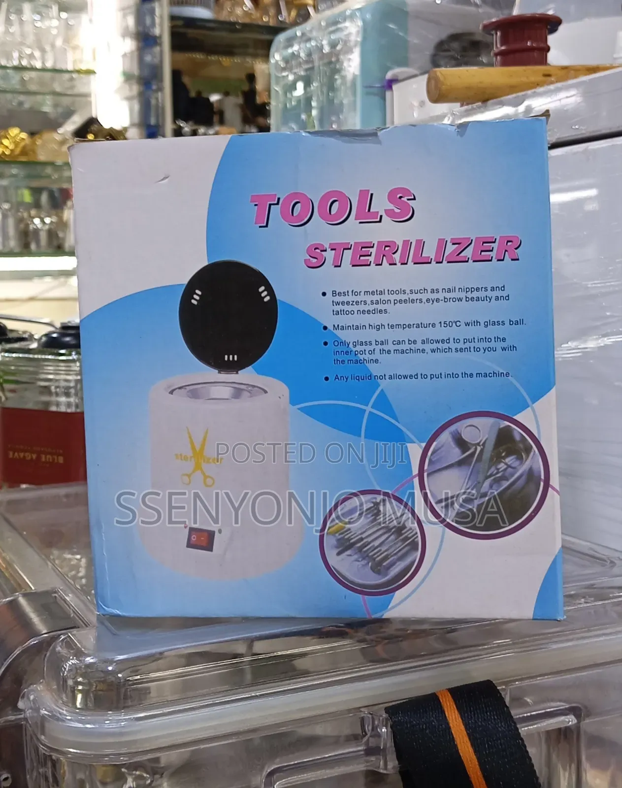 Nail Tool Sterilizer Box | 180°C High-Temperature Dry Heat | Manicure