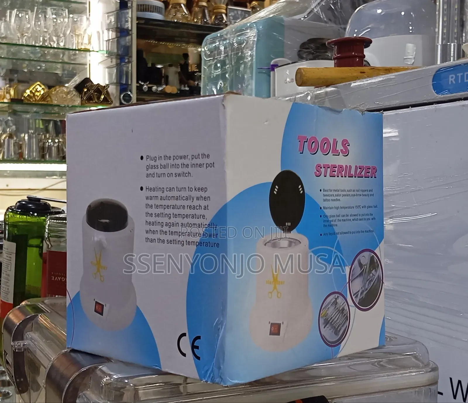Nail Tool Sterilizer Box | 180°C High-Temperature Dry Heat | Manicure