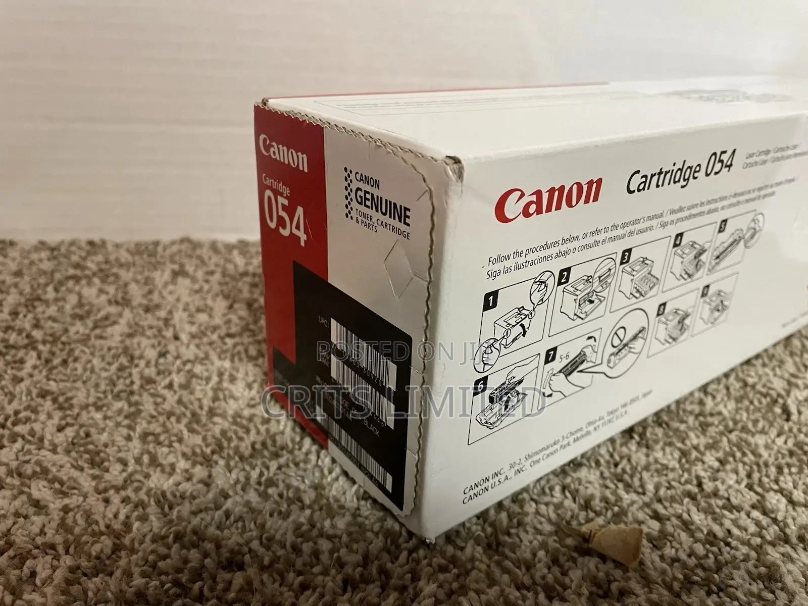 Canon 054 Toner Cartridges Genuine Oem for Mf640c Lbp620c
