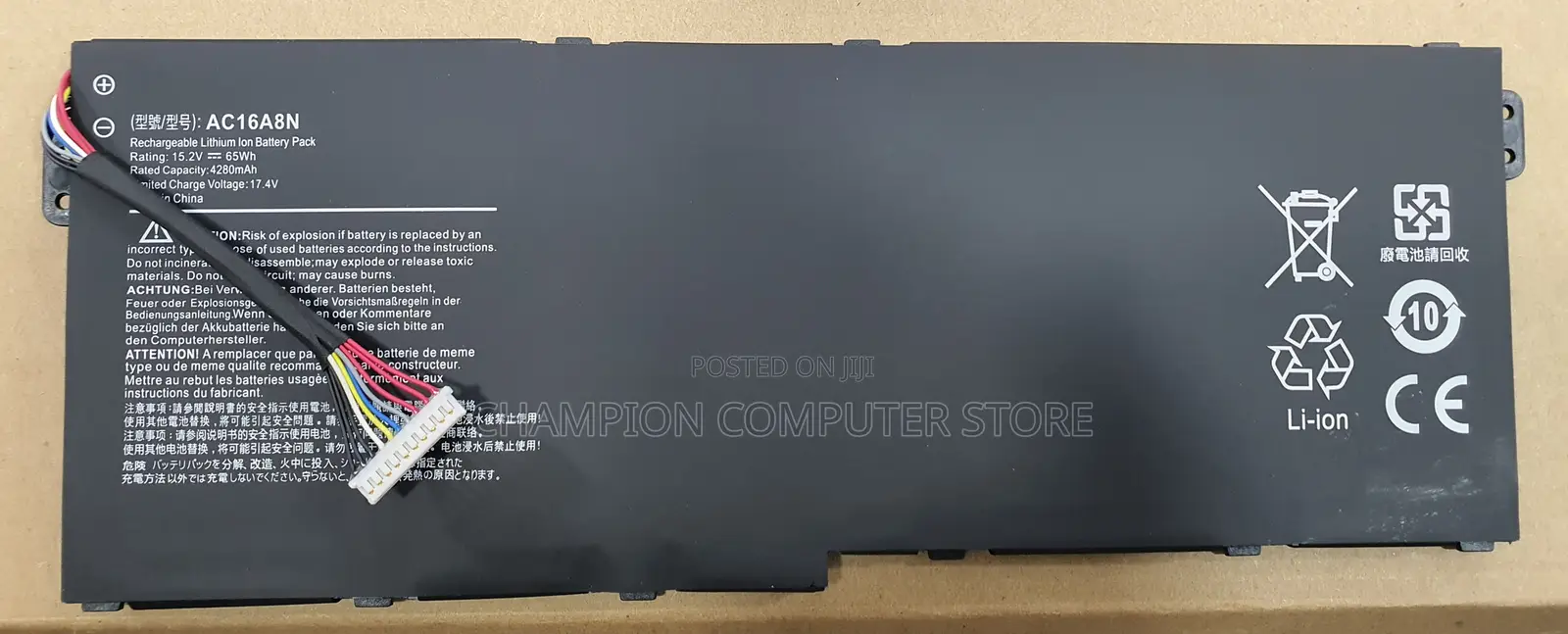 Acer Ac16a8n for Aspire V15/17 Nitrobe,791g-792a/G-74q4,793g-706l,593g