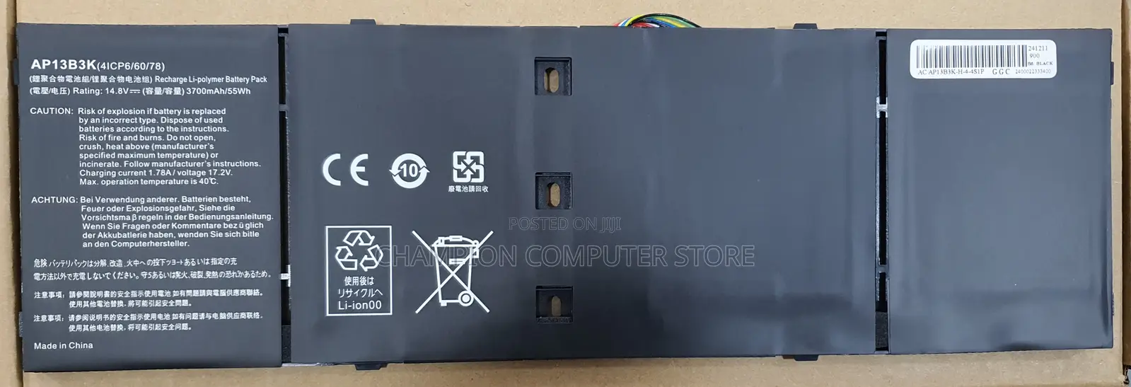Acer Ap13b3k/Al13b3k for Aspire R7-571 R7-571g R7-572 R7-572g Notebook