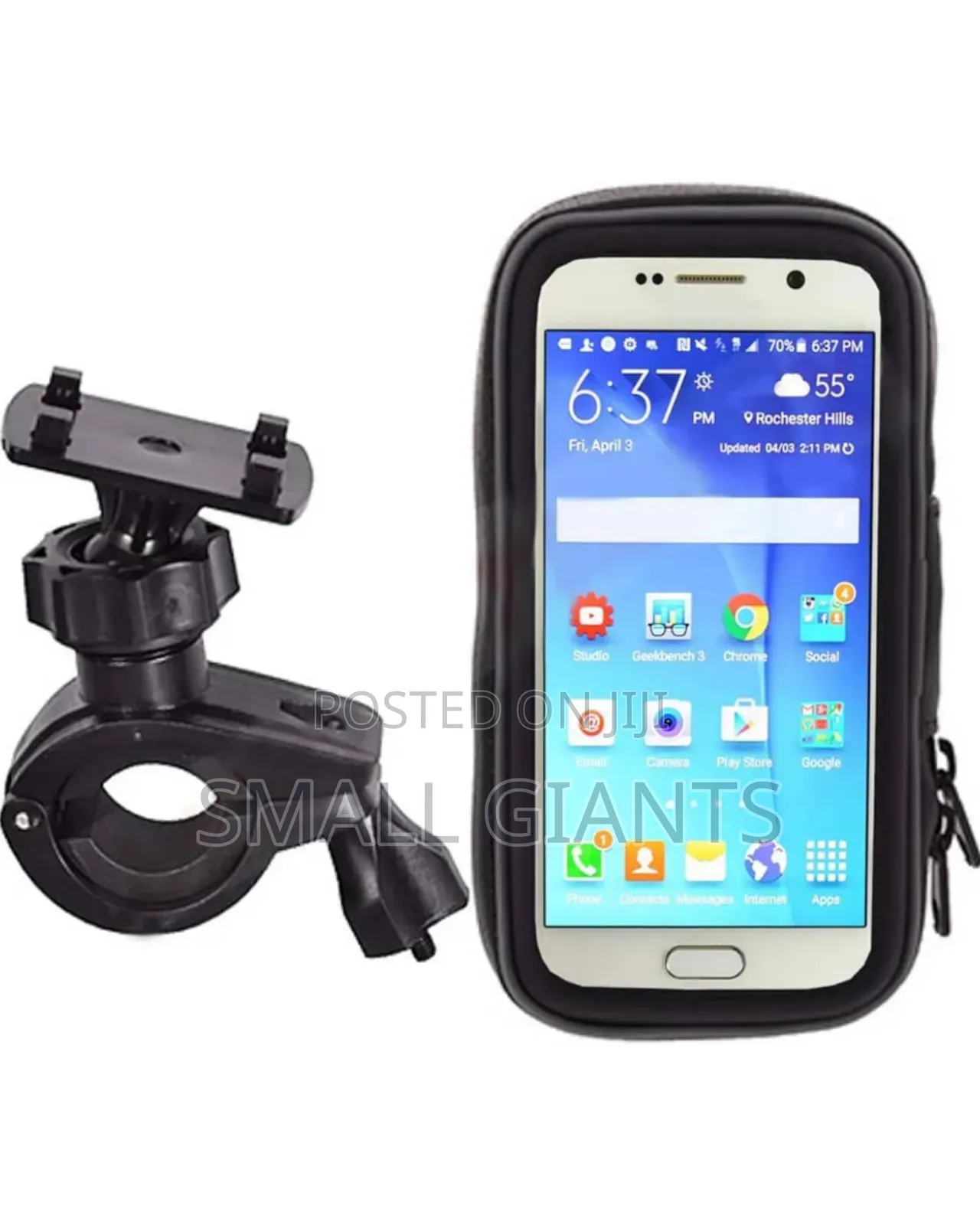 360° Waterproof Bike Mount Holder Case