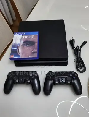 Ps4 Slim, Smooth System, 2 Pads, 11 Fun Games Ready.