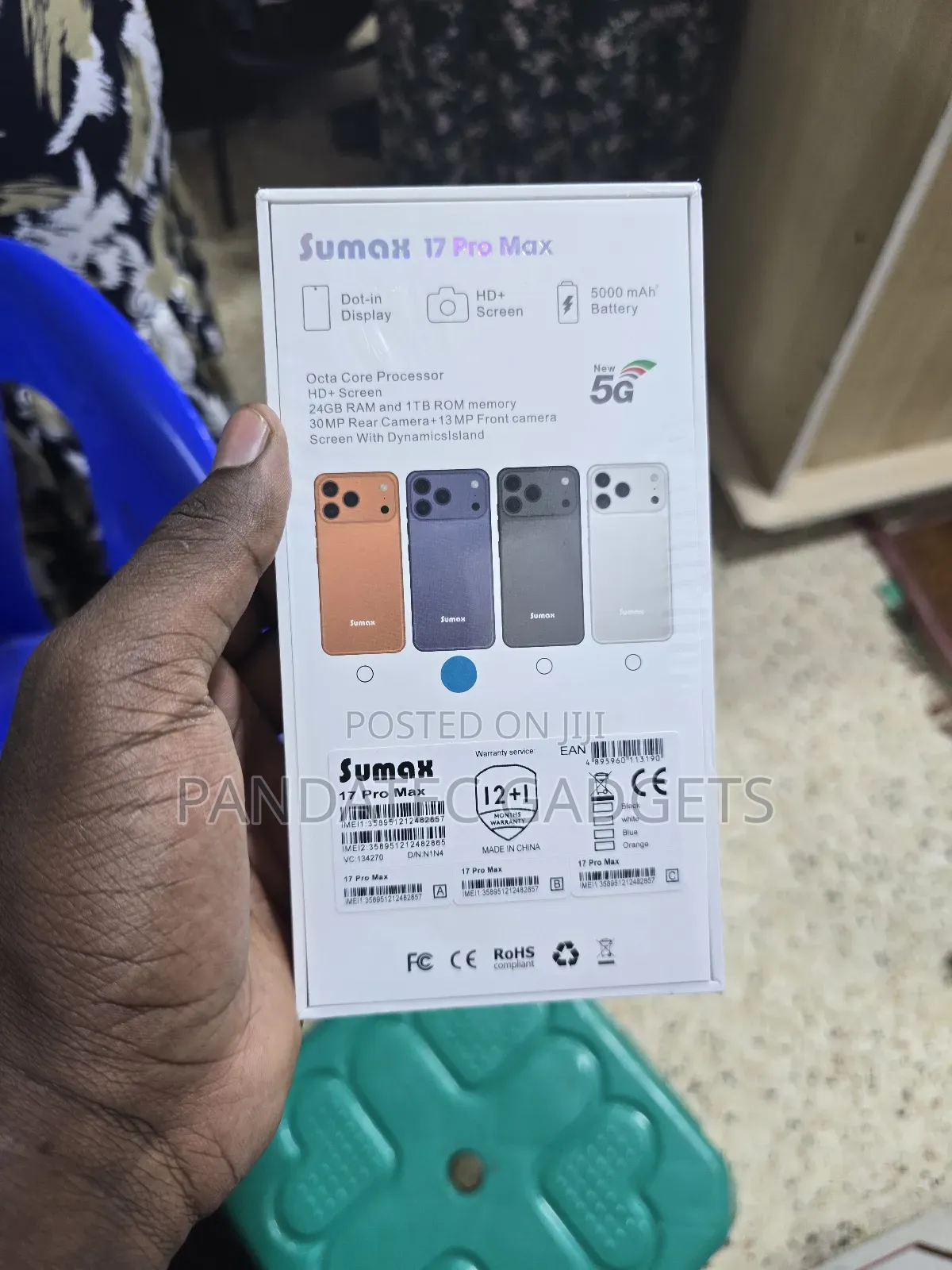 New Mobile Phone 1 TB Blue