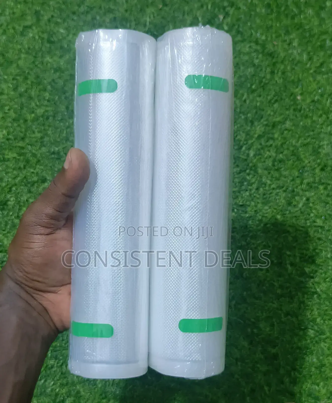 2 Rolls Vacuum Sealer Storage Bags 25cmx500mm