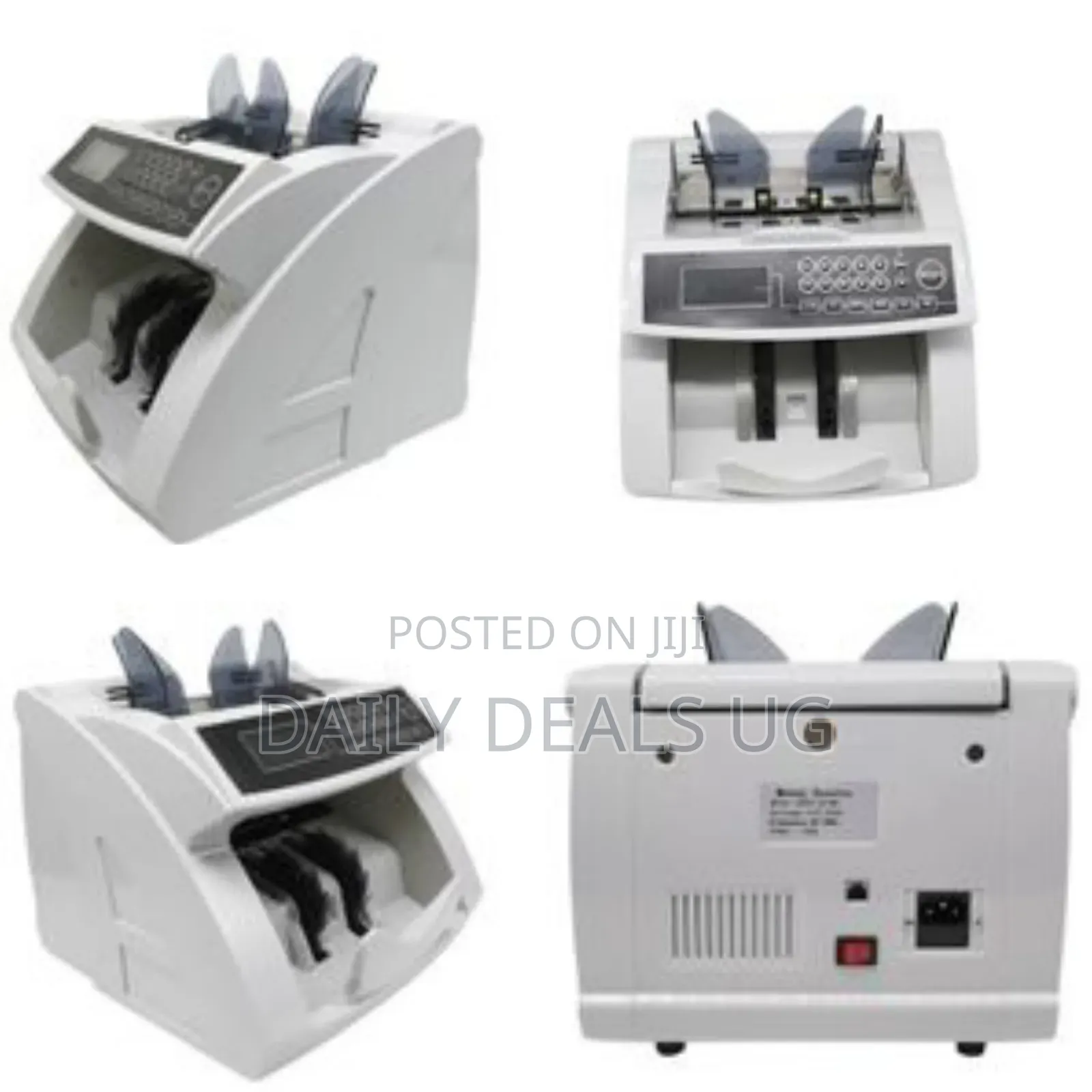 Vertical Money Counting Machine Uv Money Detector- White