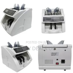 Vertical Money Counting Machine Uv Money Detector- White
