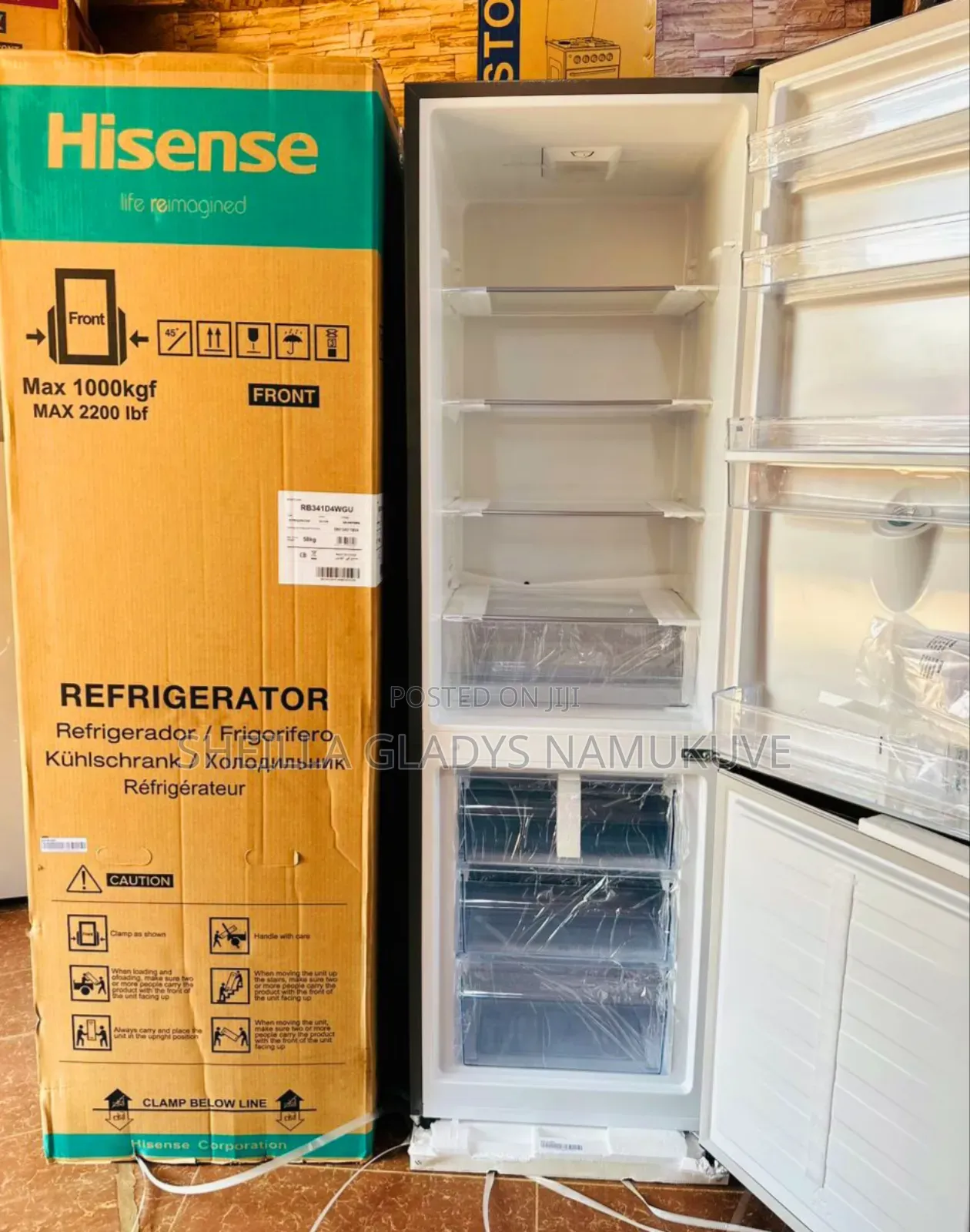 341 Litres Hisense Refrigerator