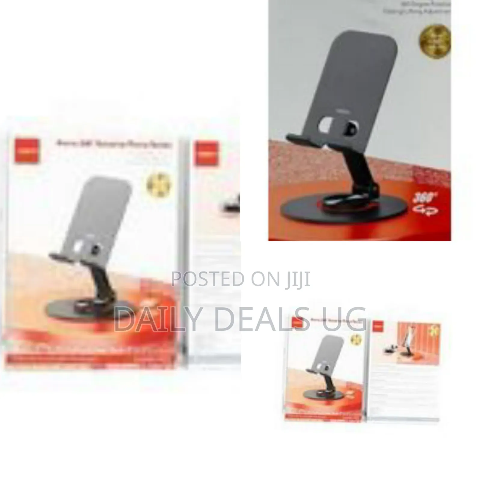 Moxom Storm 360° Rotation Phone Stand for Desk, Foldable Portable Cell