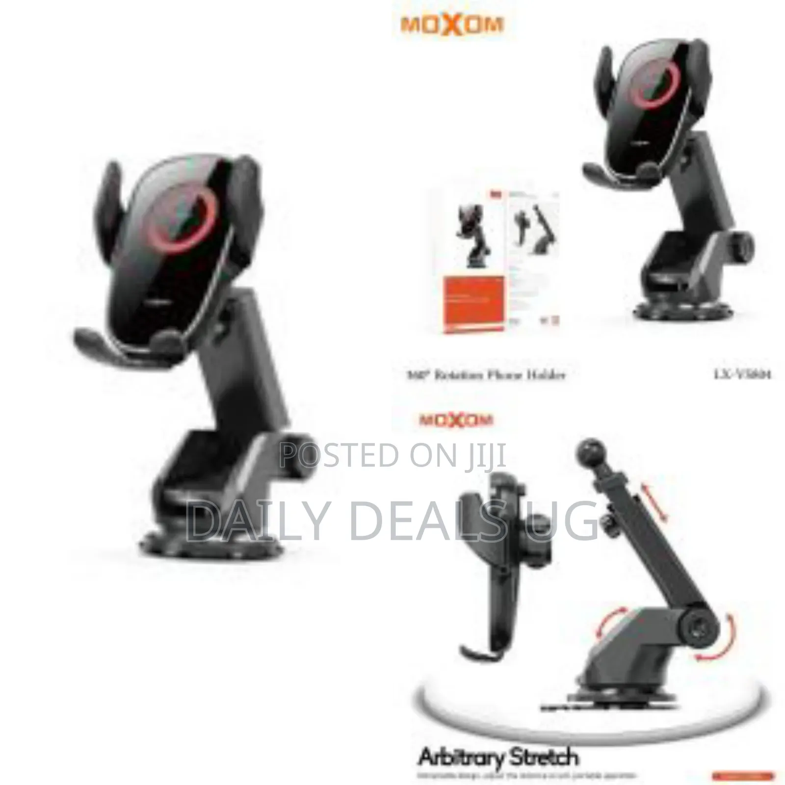 Moxom Lx-Vs804 Flexible 2 in 1 , 360° Rotation Dashboard or Windscreen