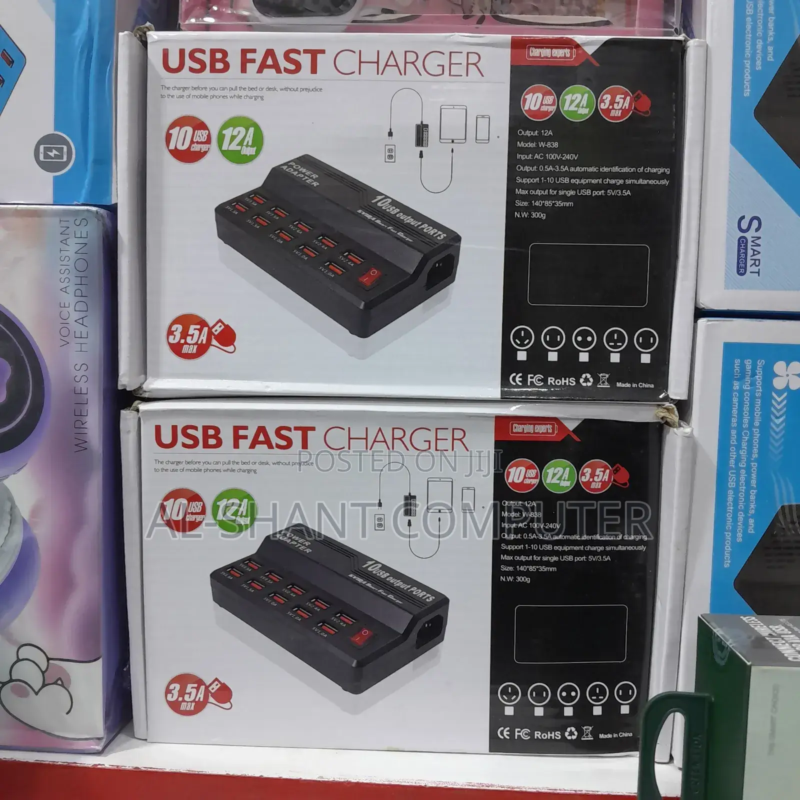 Usb Fast Charger/10 Ports Usb Charging Station