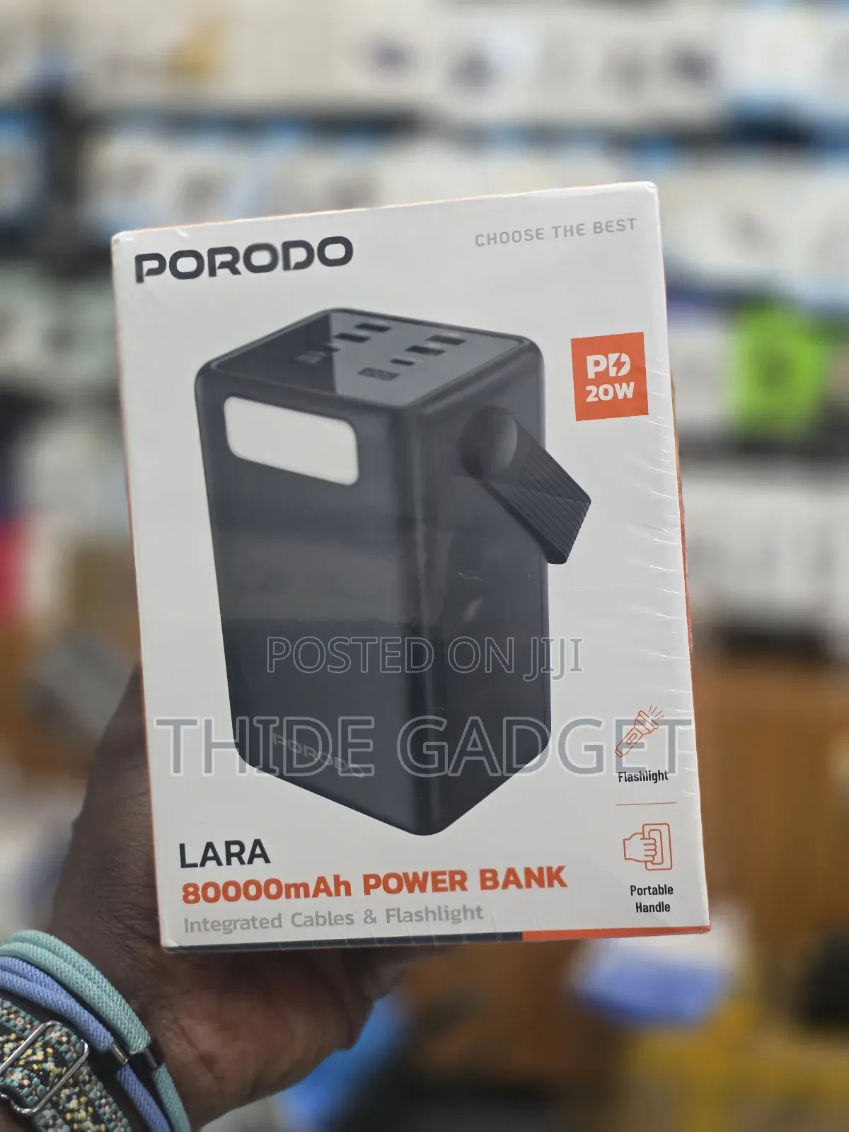 Porodo Original 80,000mah Powerbank / Fast Charging Powerbank  Travel