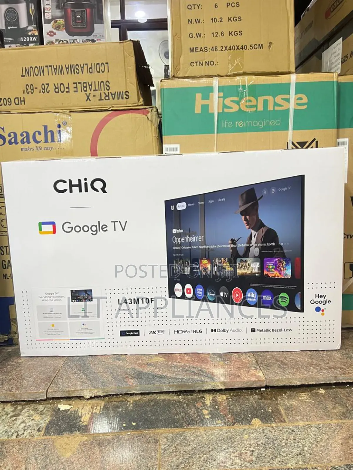 Chiq 43 Inch Android TV With Bluetooth, Youtube Netflix and Warranty.