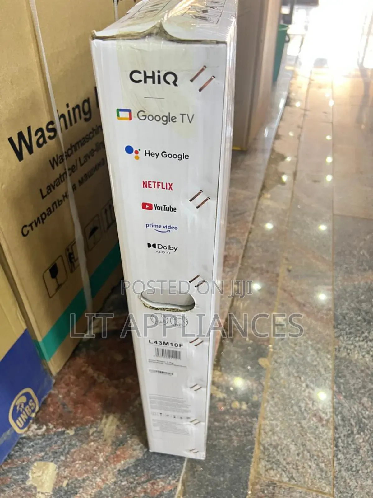 Chiq 43 Inch Android TV With Bluetooth, Youtube Netflix and Warranty.
