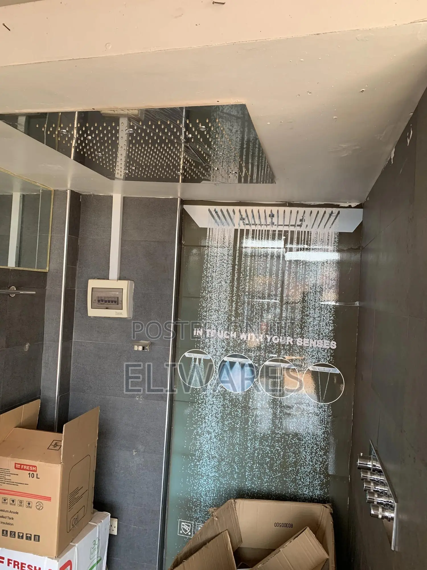 Concealed Over Head Shower
