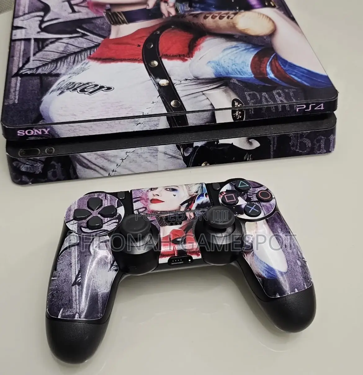 Play Ps4 Slim Now, 2 Pads, 18 Exciting Games Preloaded.