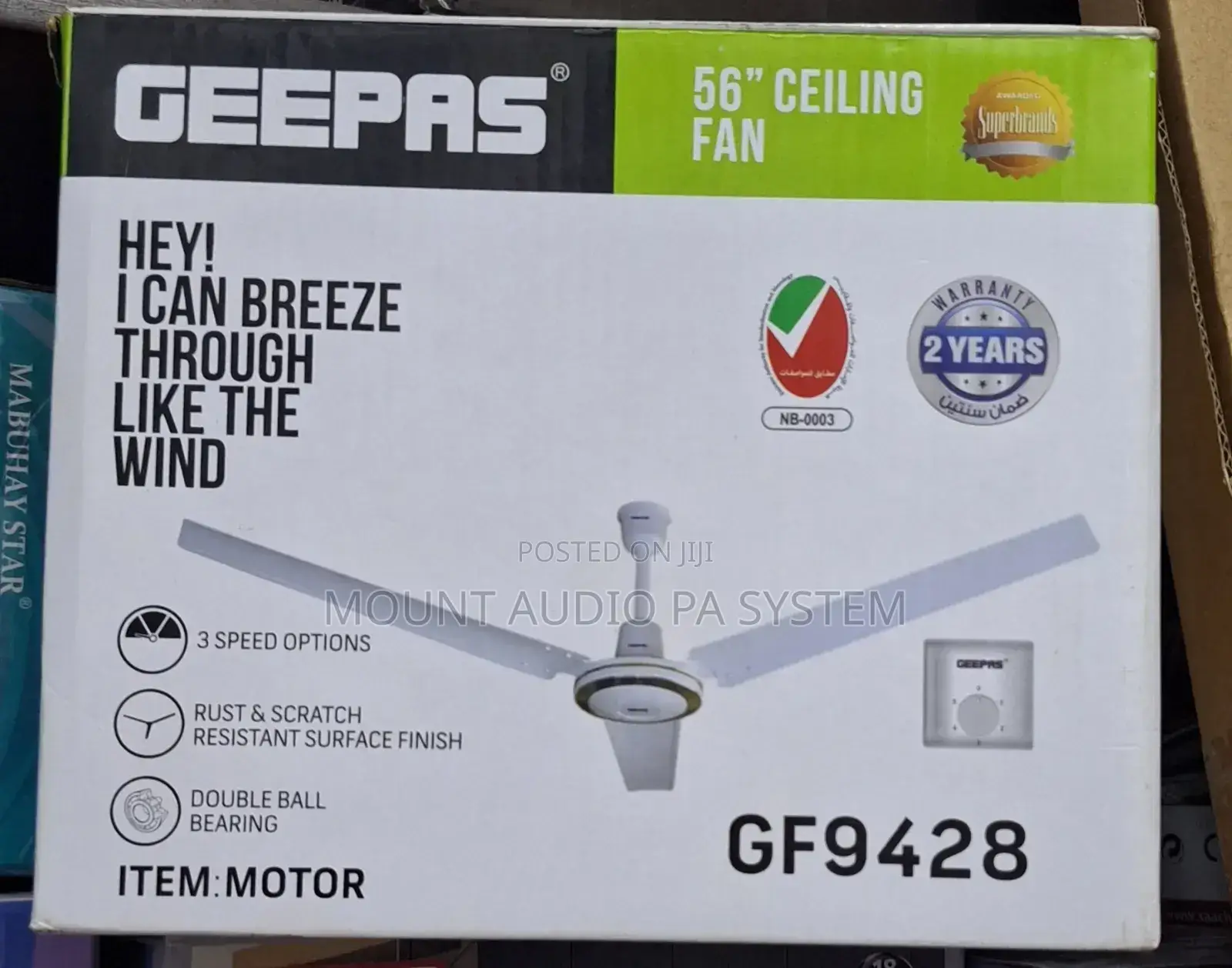 Geepas 56" Ceiling Fan