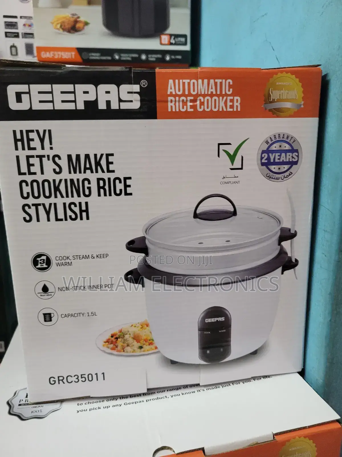 Geepas Automatic Rice Cooker