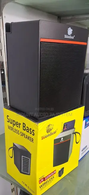Super Bass Wireless Speaker With a Charging Solar