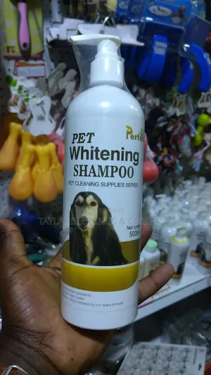 Whitening Shampoo for Dogs Cats – Brightens Revives Coat