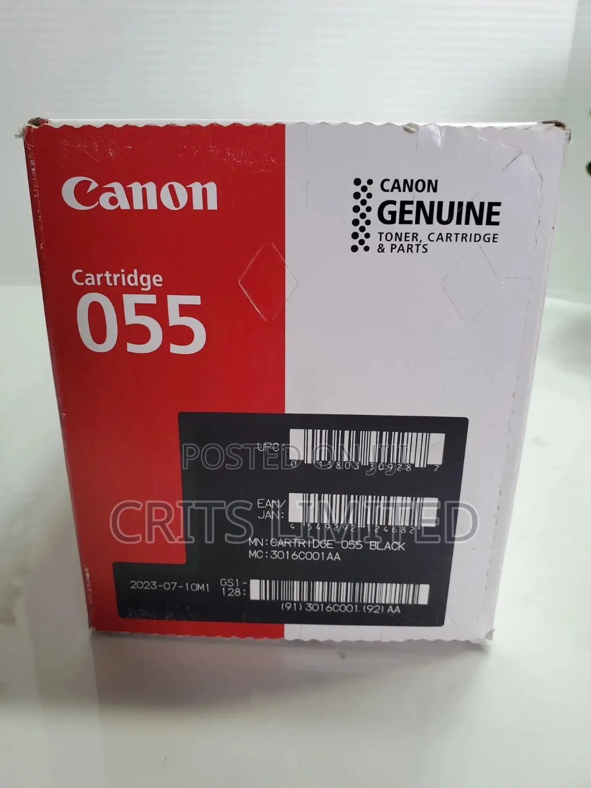 Genuine Canon 055/055h Toner Cartridges